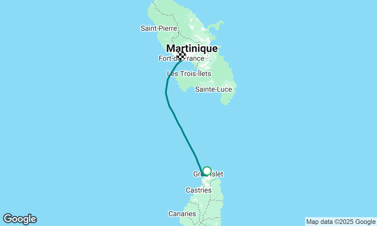 St Lucia to Martinique