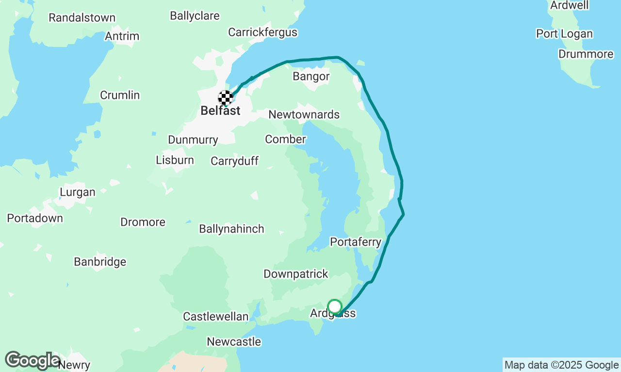 Ardglass to Bellfast