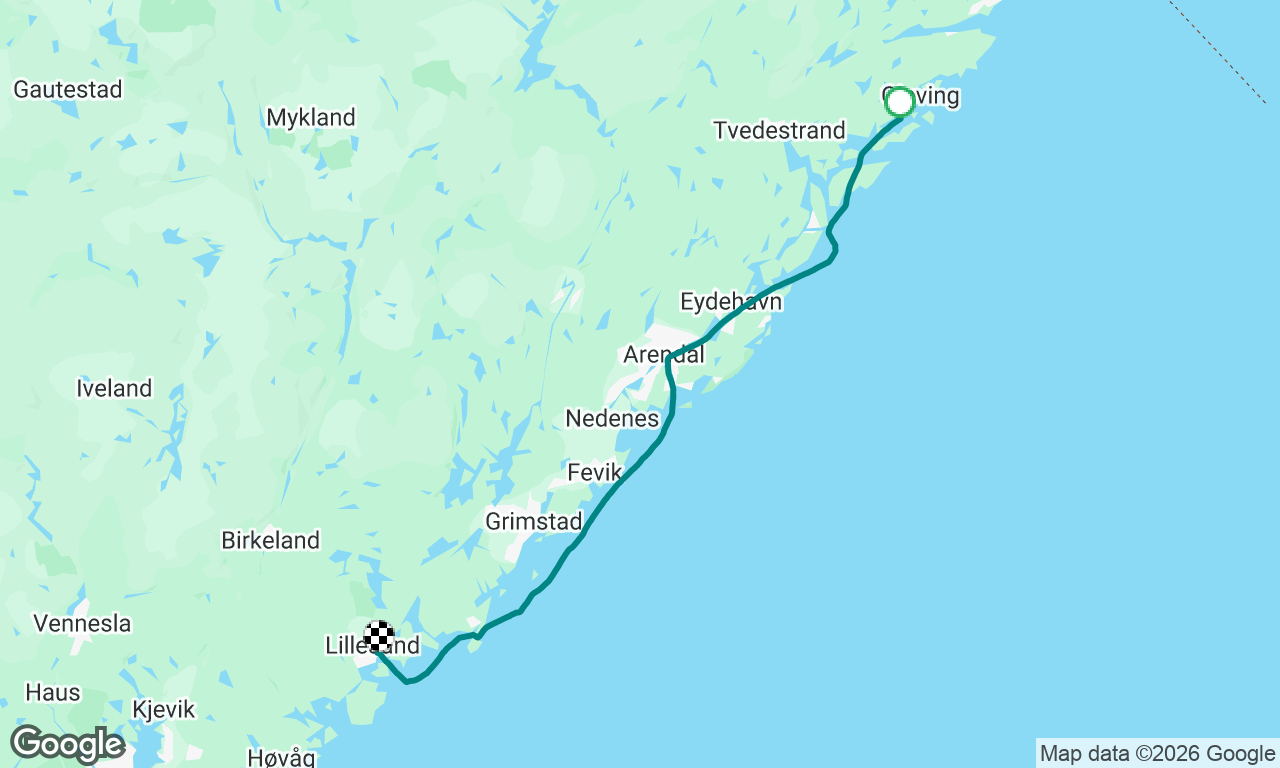 Voyage map