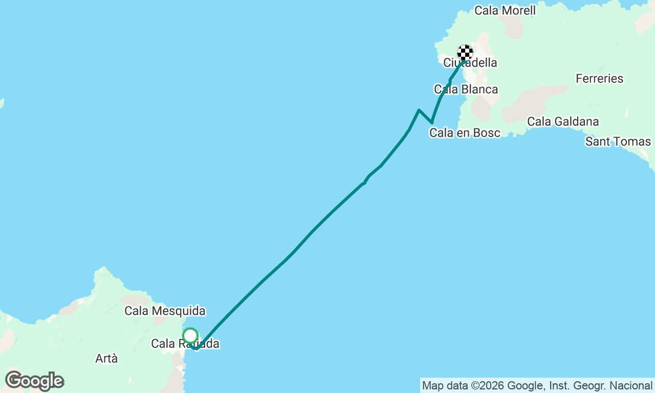 Voyage map