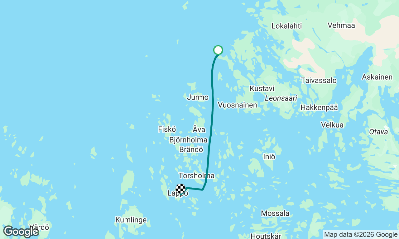 Voyage map
