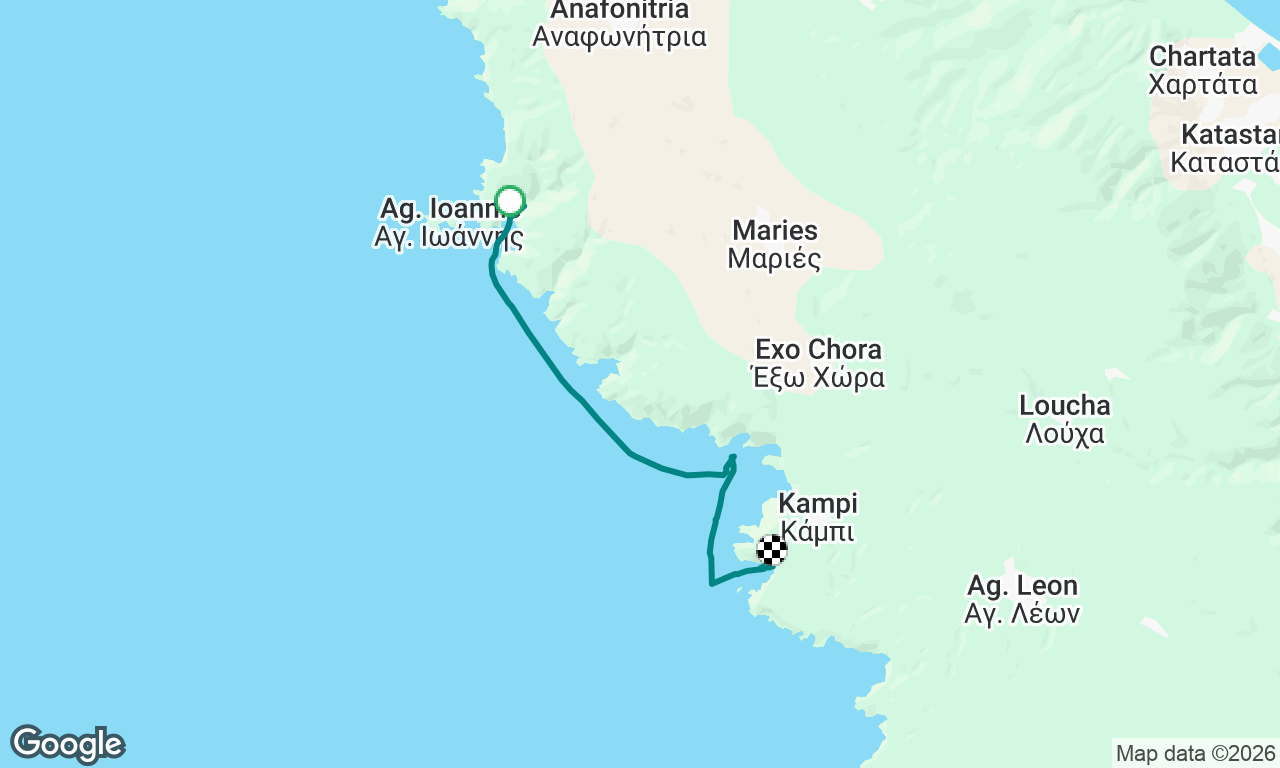 Voyage map
