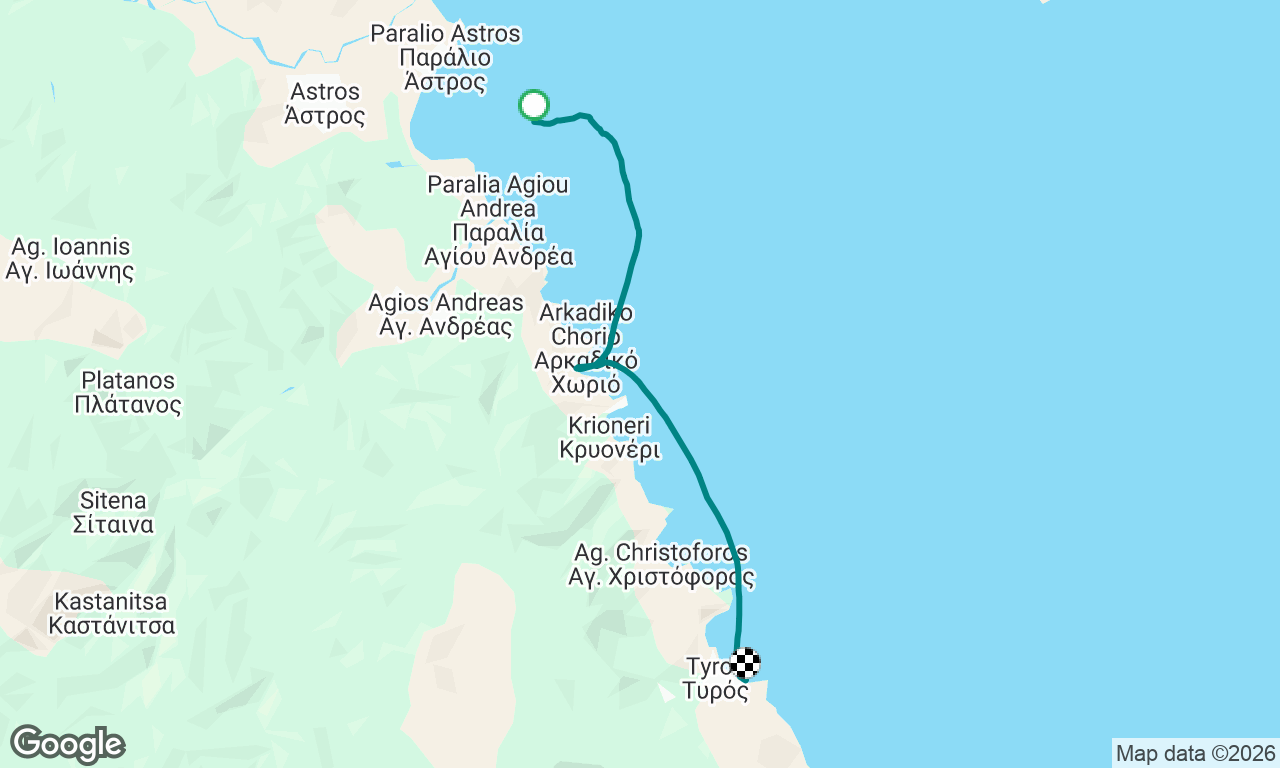Voyage map