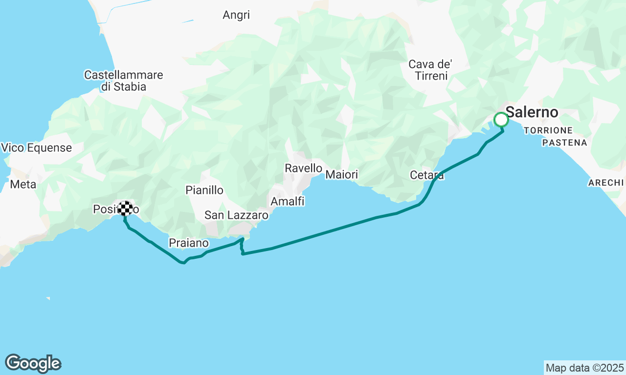 Salerno to Positano