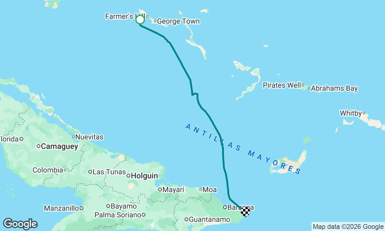 Voyage map