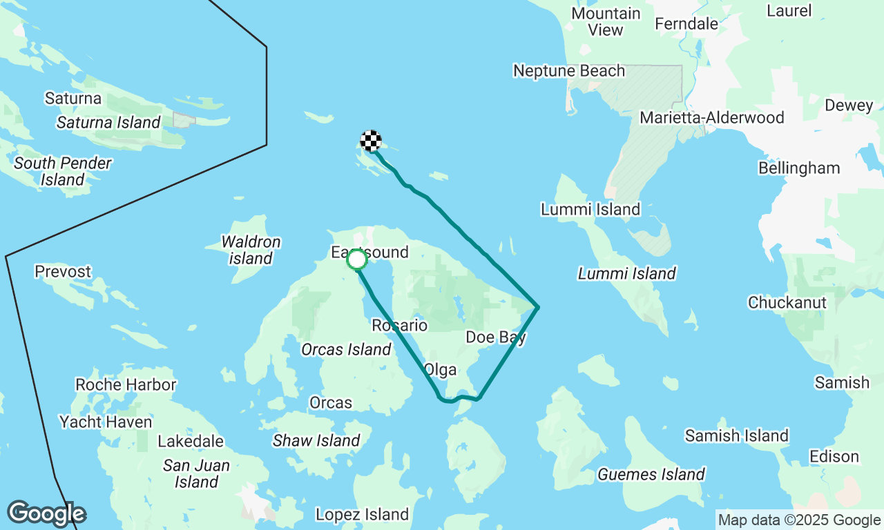 Judd Cove (Eastsound) to Sucia Echo Bay