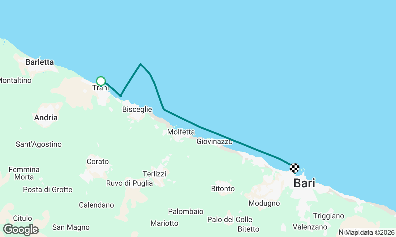 Voyage map