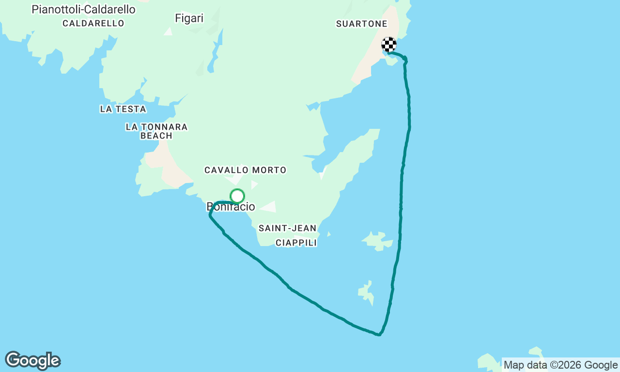 A sunny and windy trip