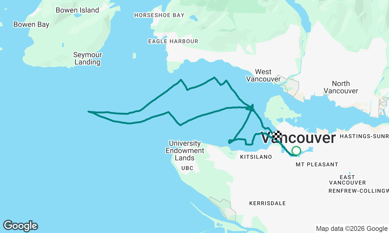 Voyage map