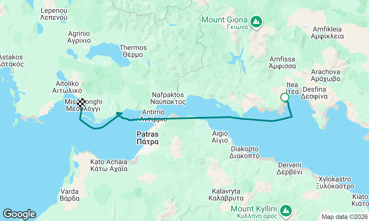Voyage map
