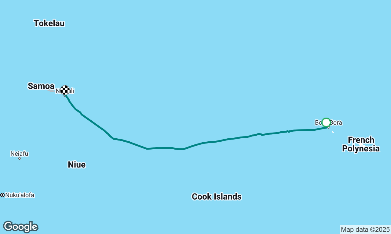 Bora Bora to Pago Pago