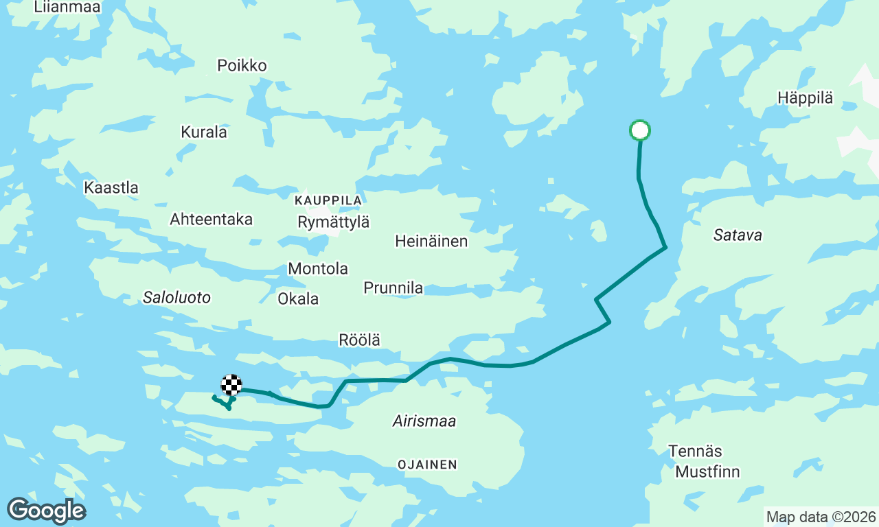 Voyage map