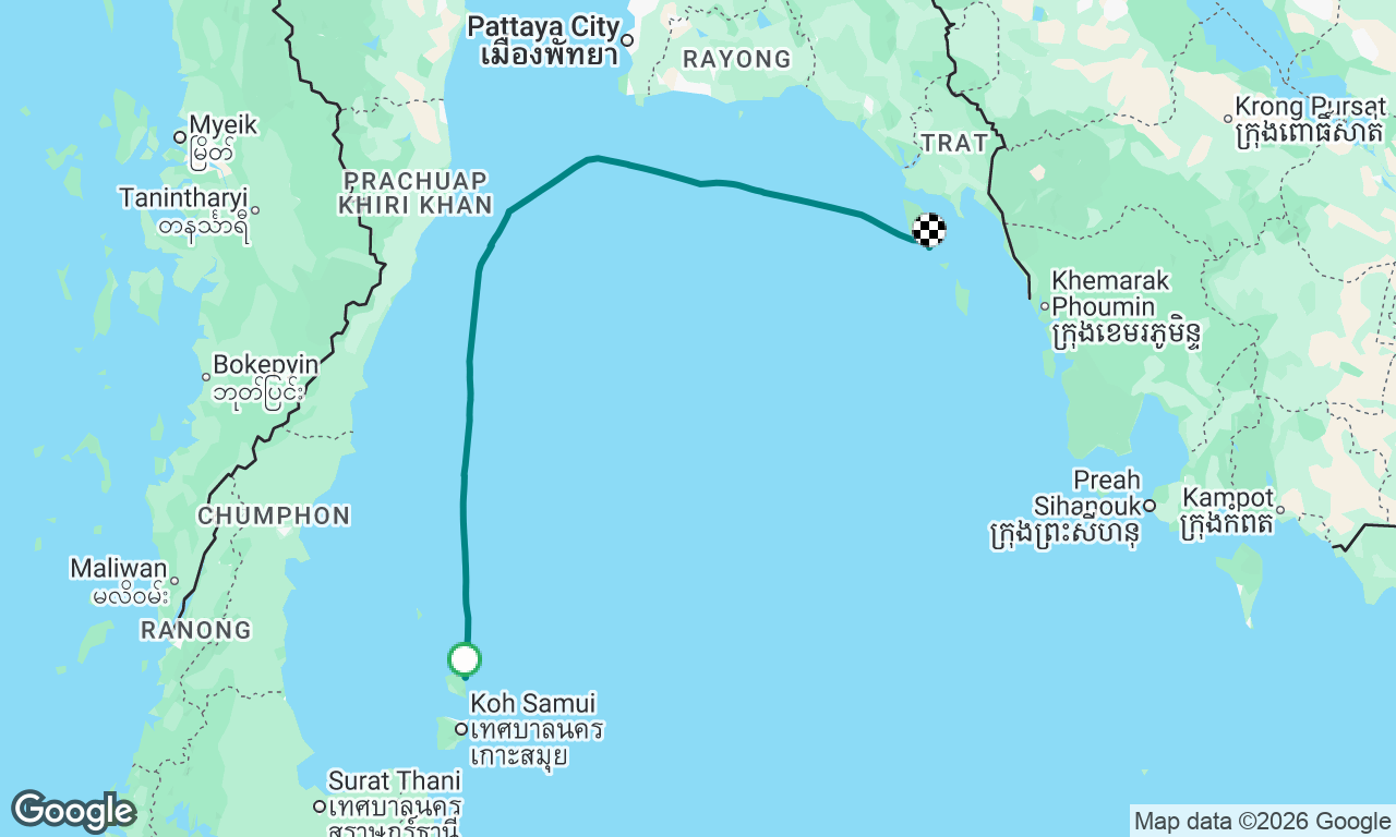 Voyage map