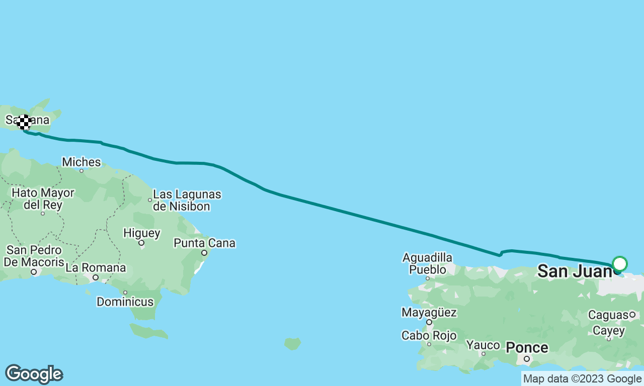 Long sail to Dominican Republic 