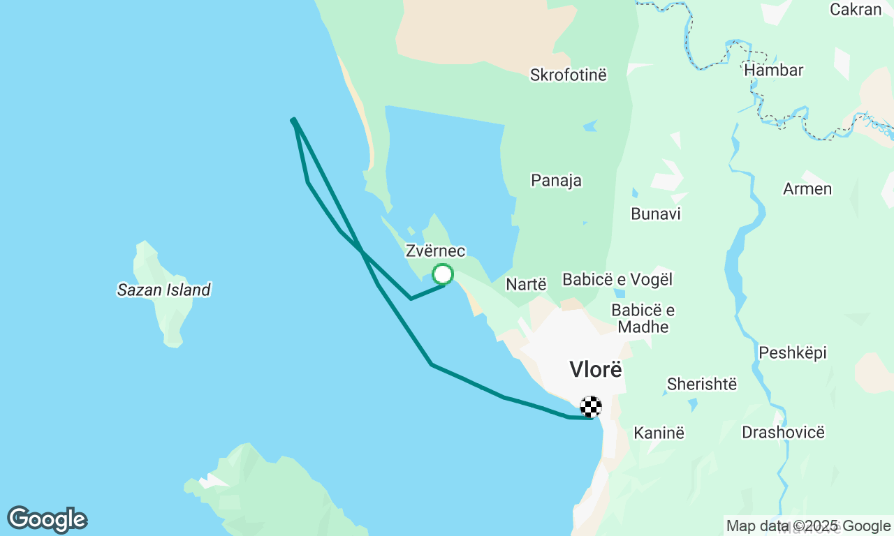 Zvernec to Vlores