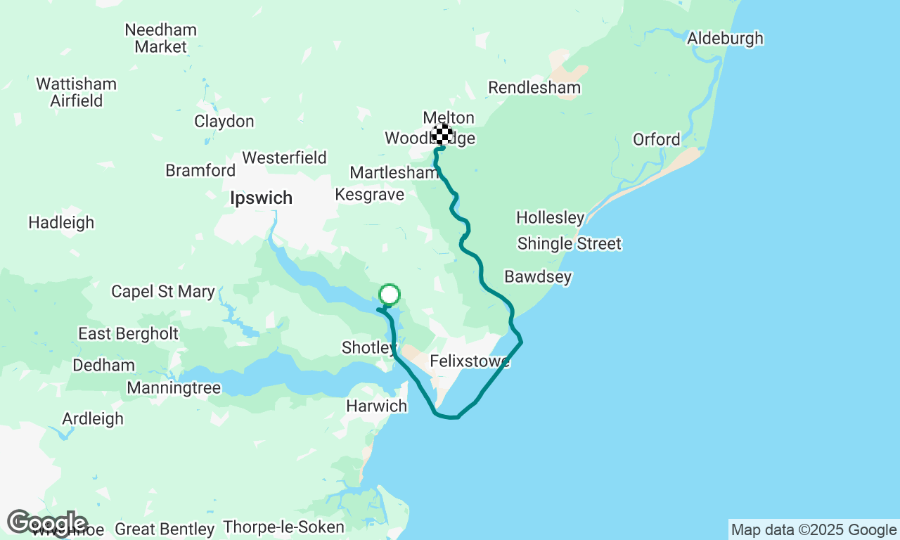 Levington to Woodbridge 