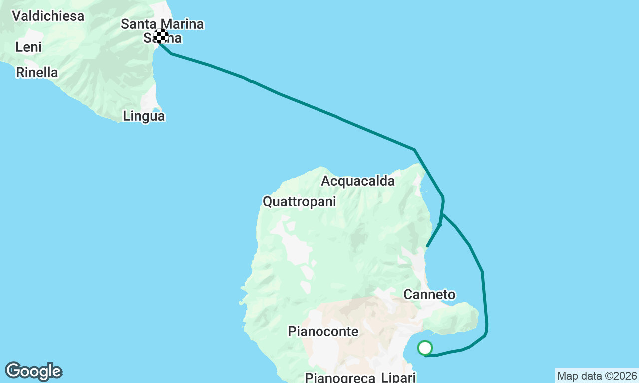 Lipari to Salina Marina