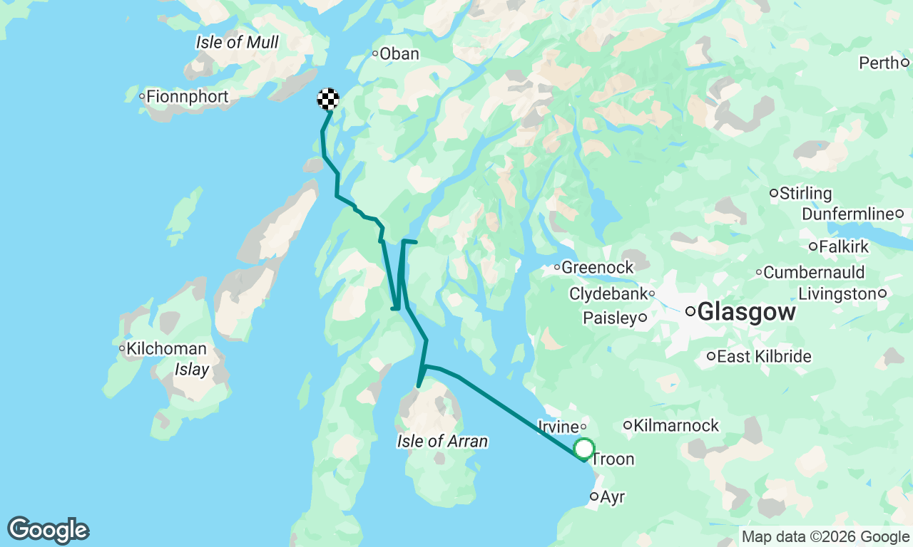 Voyage map