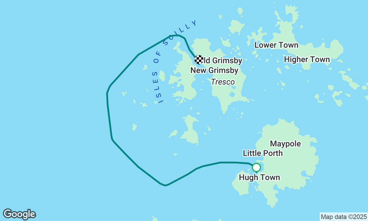 Hugh Town to New Grimsby