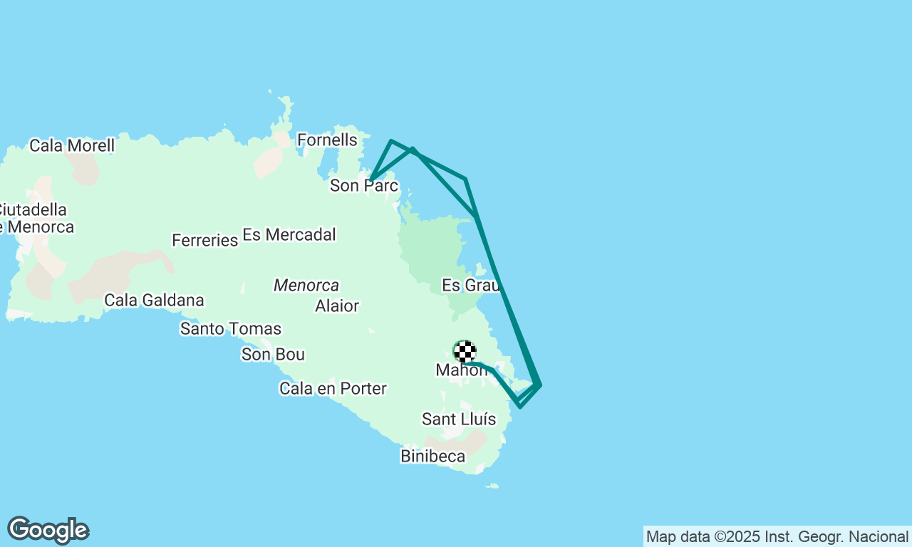 Minorque à voile