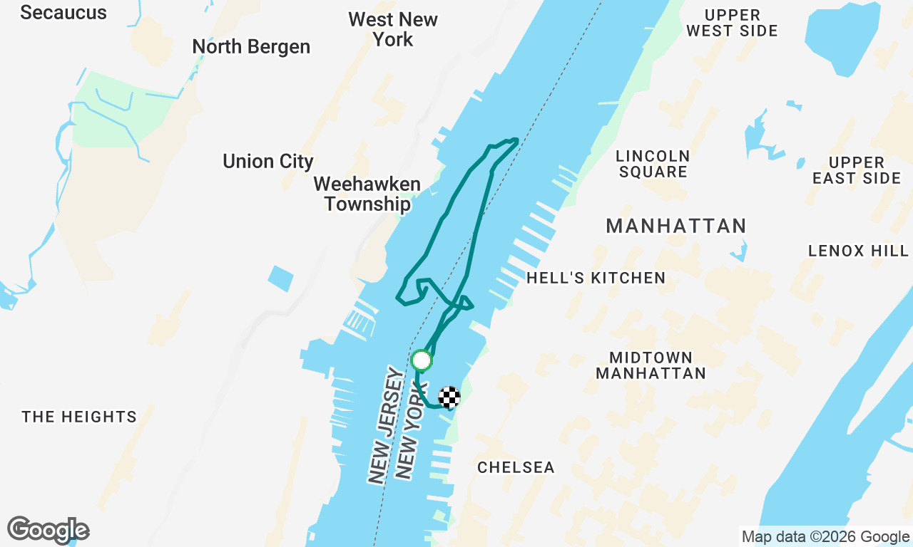 Voyage map