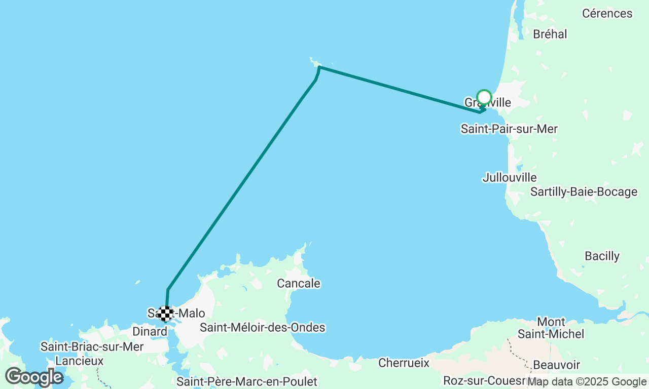 Granville to Iles de chausey to st marlo 