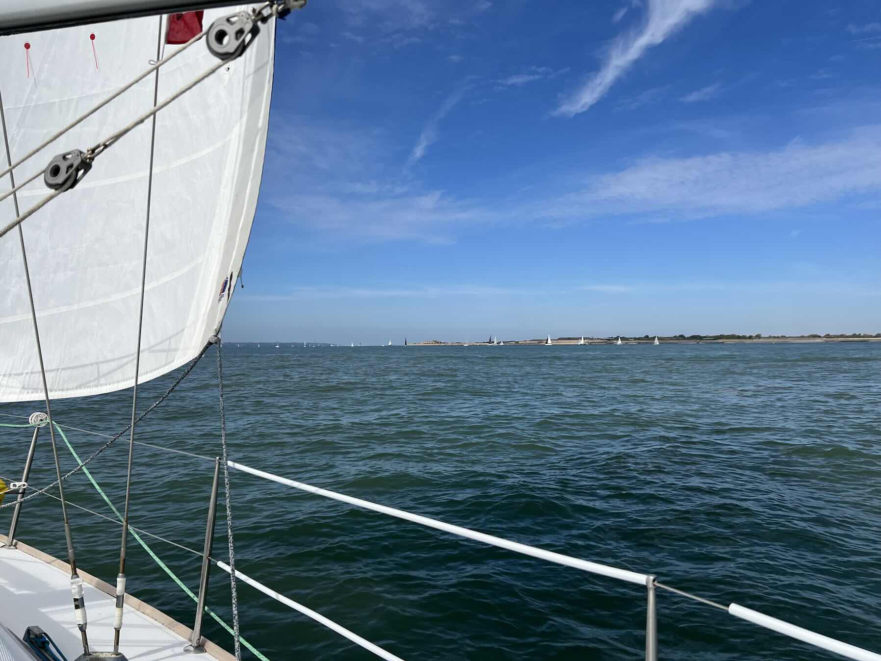 Twister practice sail. Fort Blockhouse to Cowes._44432514-D00D-4526-908C-AEB1350524CE