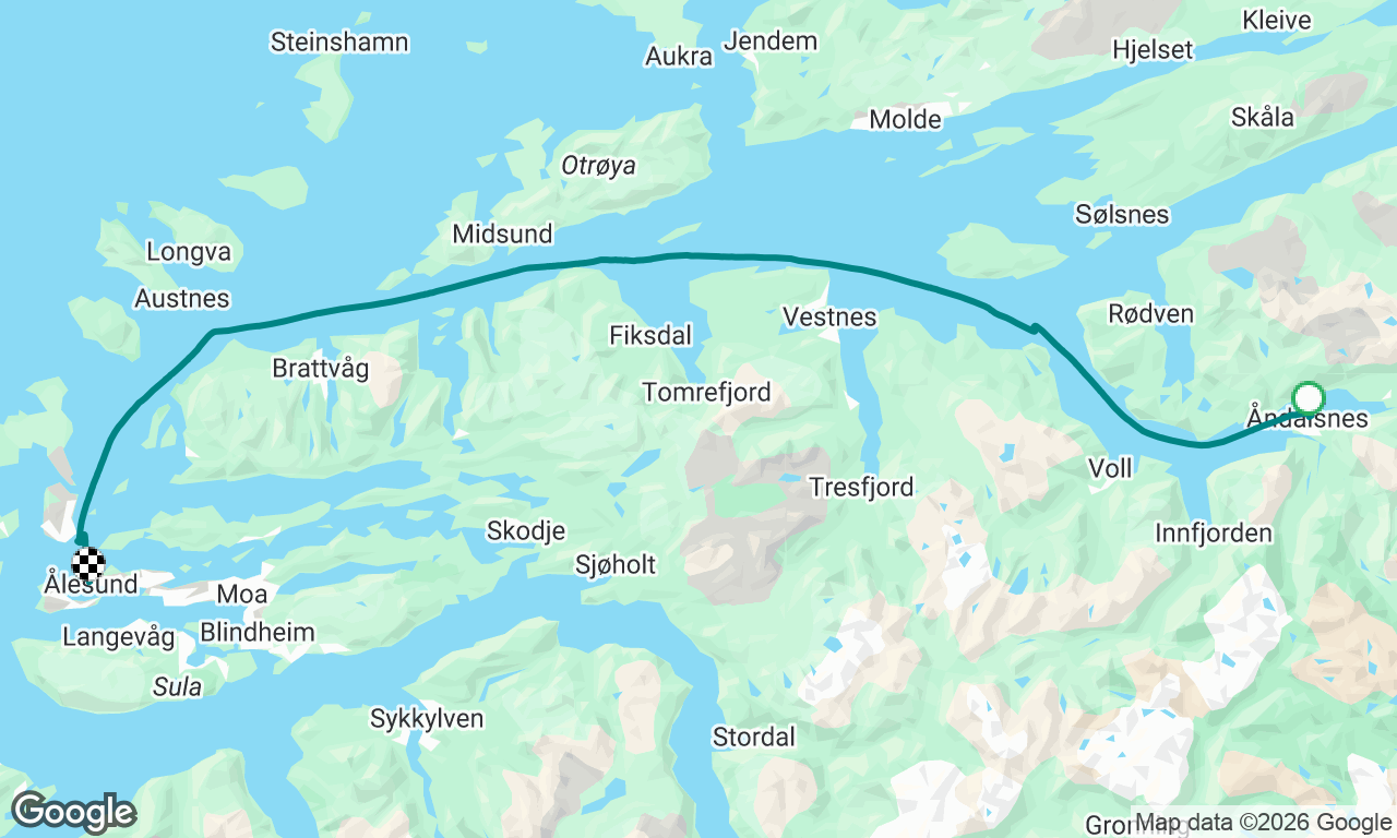 Voyage map