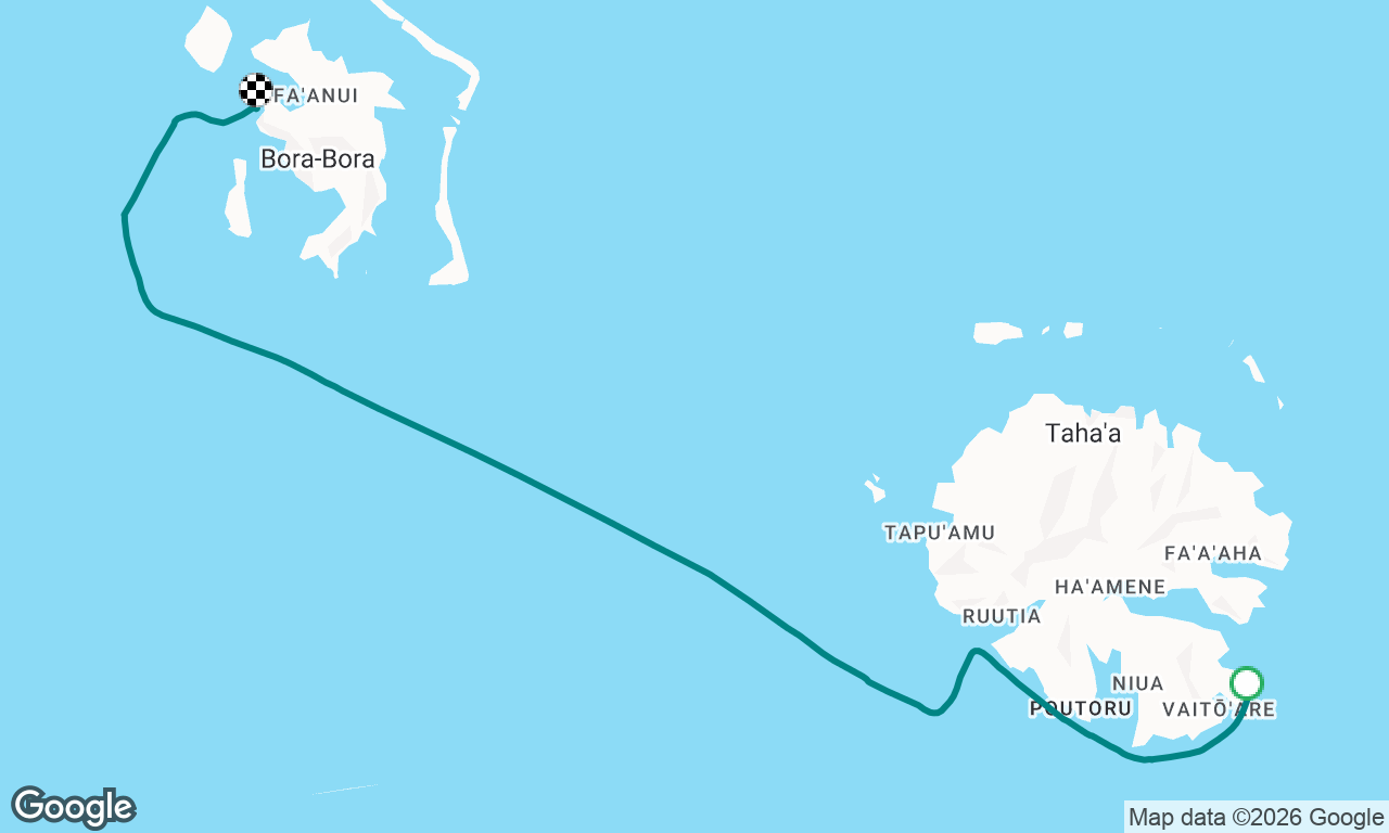 Tahaa to Bora Bora