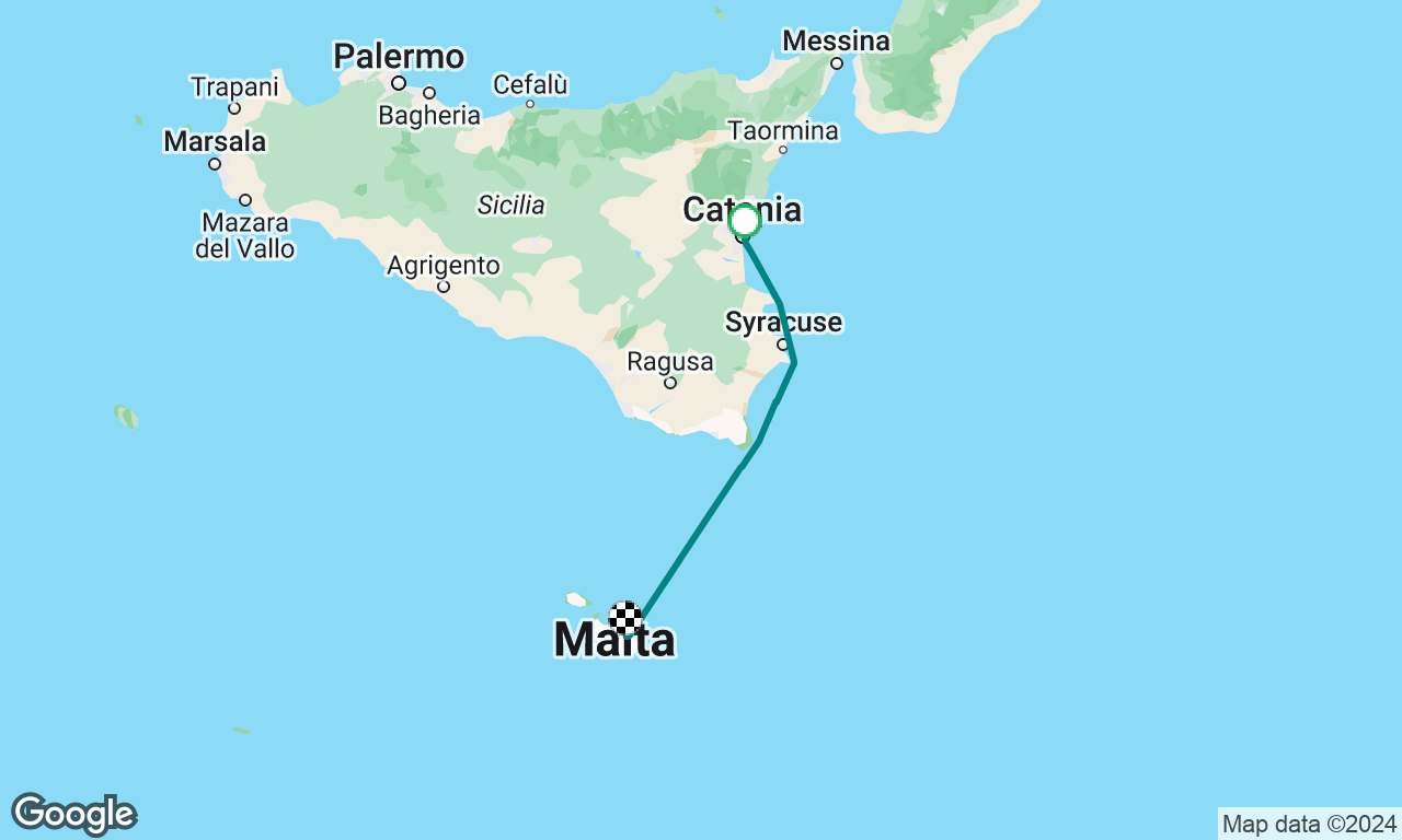 Catania to Malta