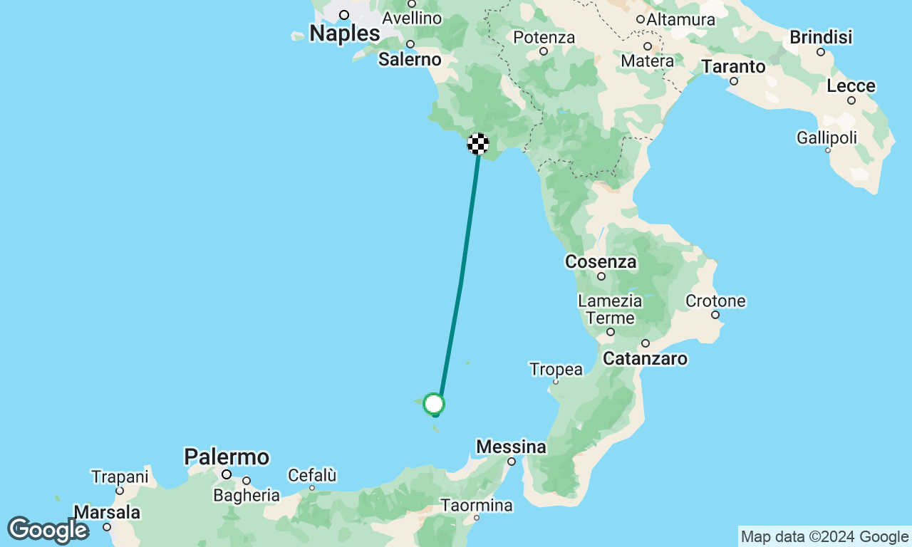 Lipari -> Palinuro