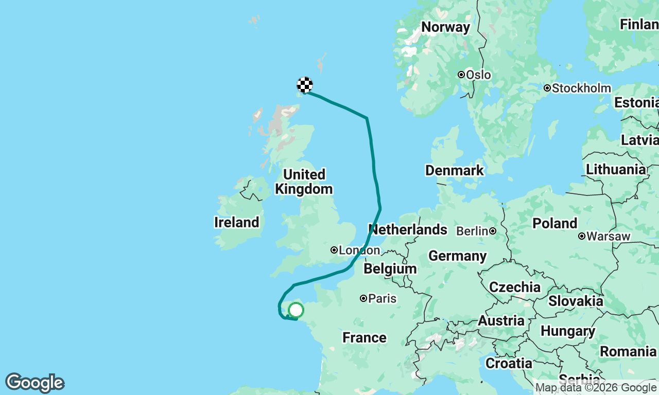 Convoyage Lorient-Bodo Norvège 