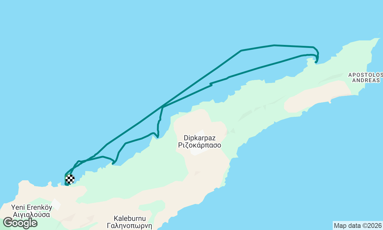 A.Karpaz Gate - Gorega Bay - Ronnas Bay - Pigeon Island - Karpaz Gate