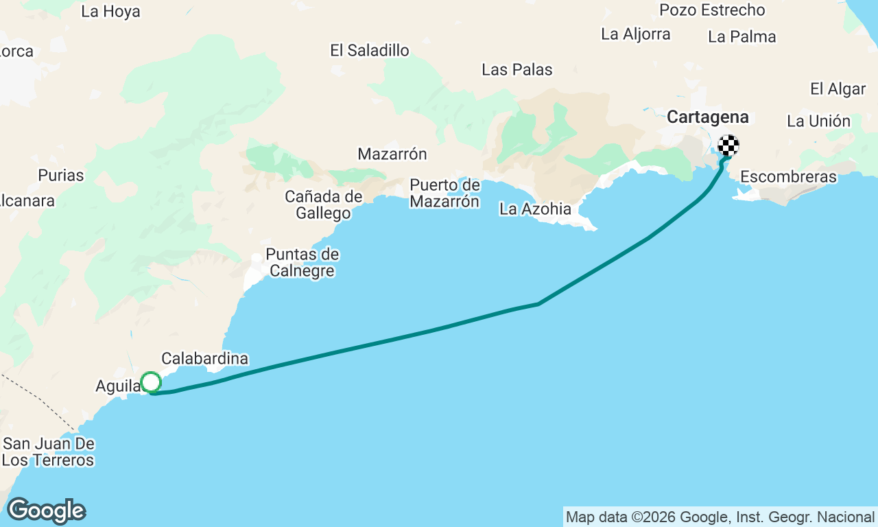 Aguilas to Cartagena