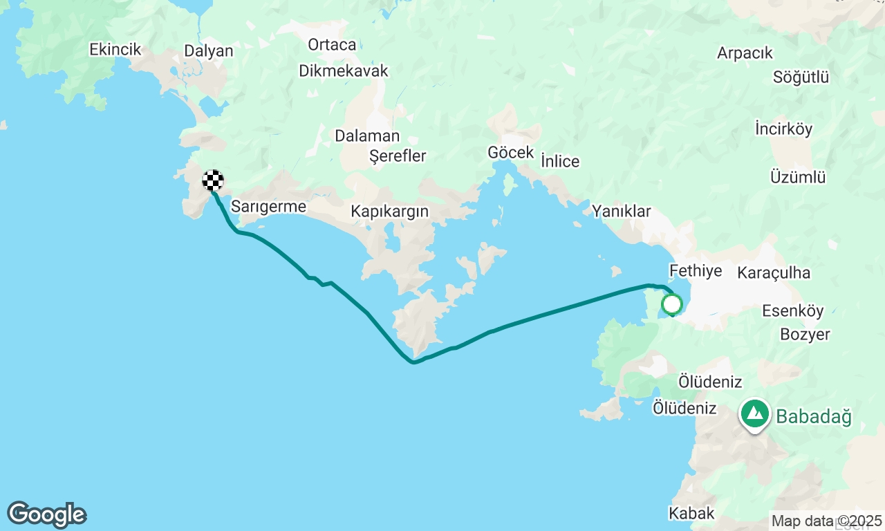 Fethiye to Blue grotto caves