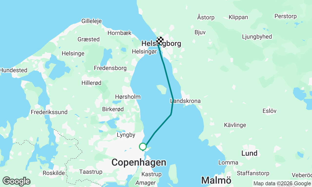 Denmark 26: to Helsingborg