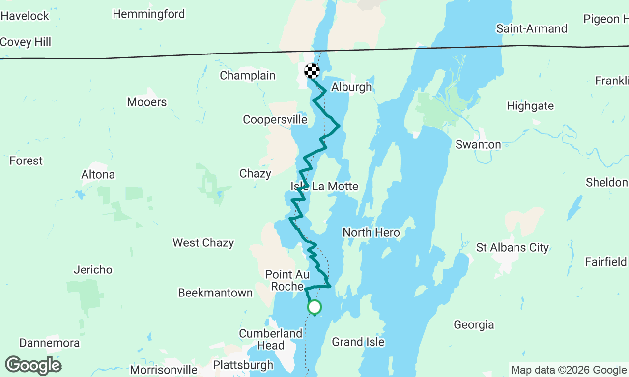 Voyage map