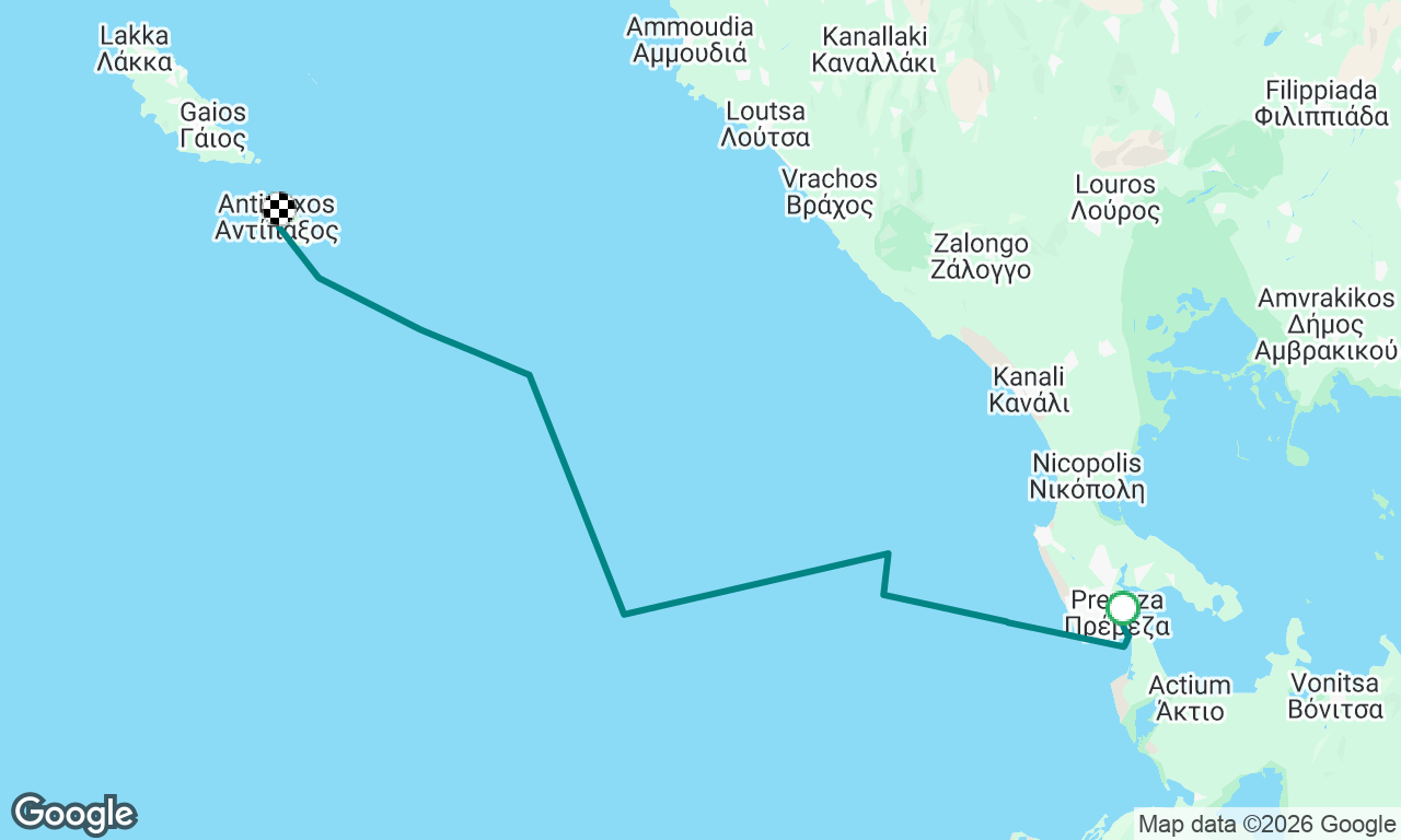 Voyage map