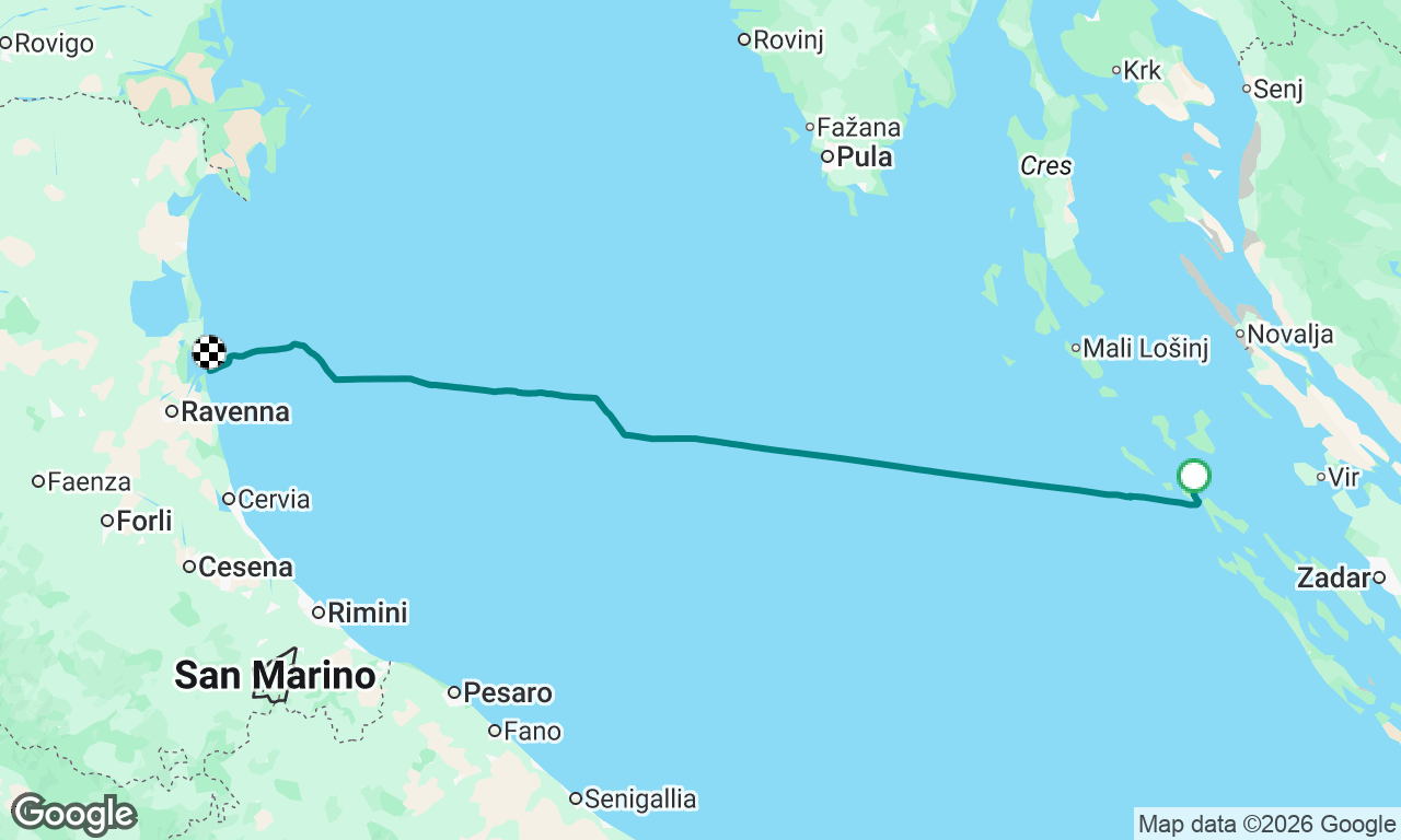 Voyage map