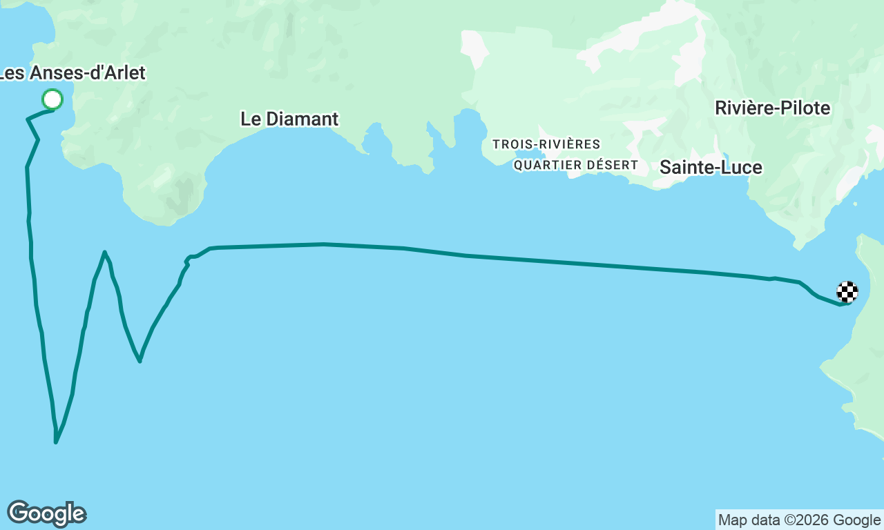 Anse d’Arlet -> Sainte-Anne