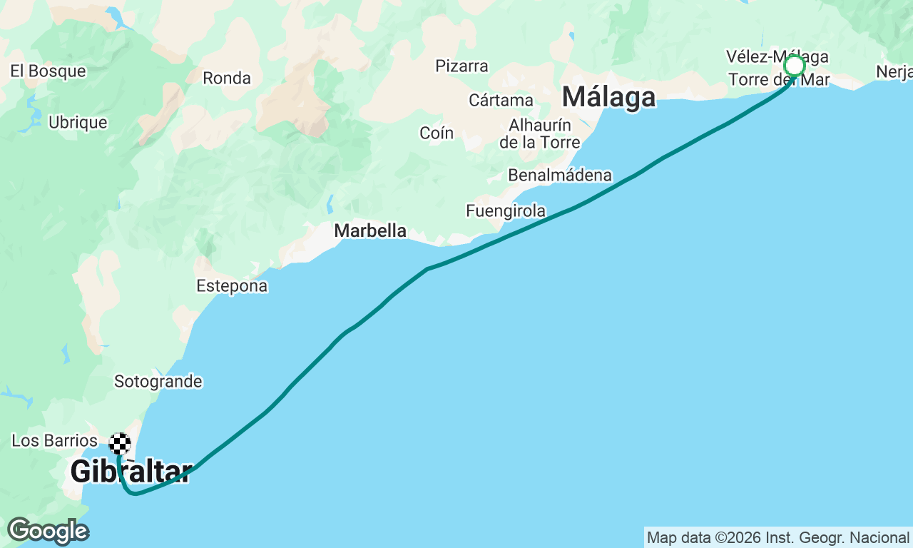 Voyage map