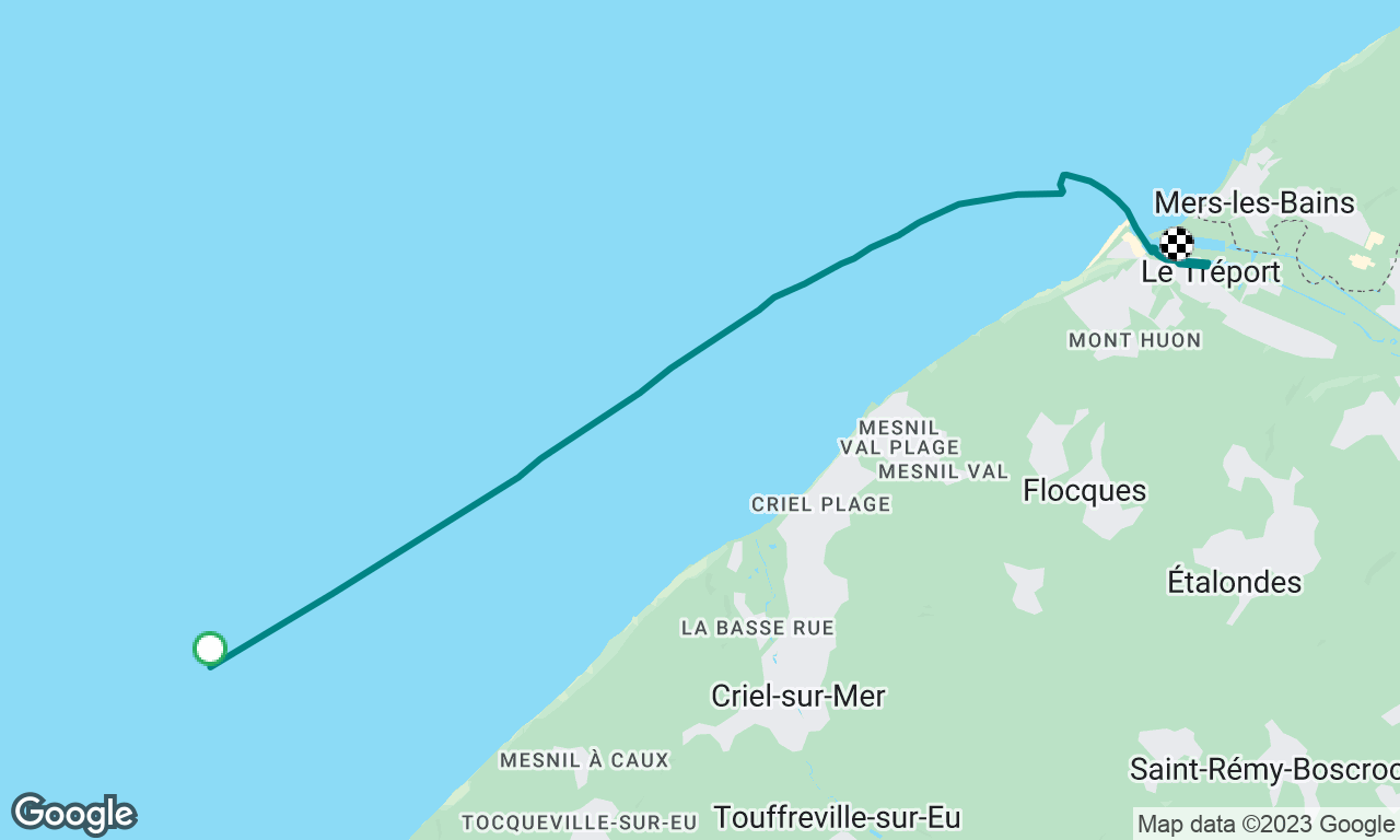 Dieppe to Le Treport