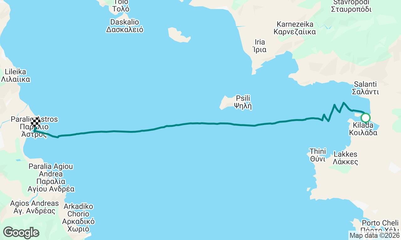 Voyage map