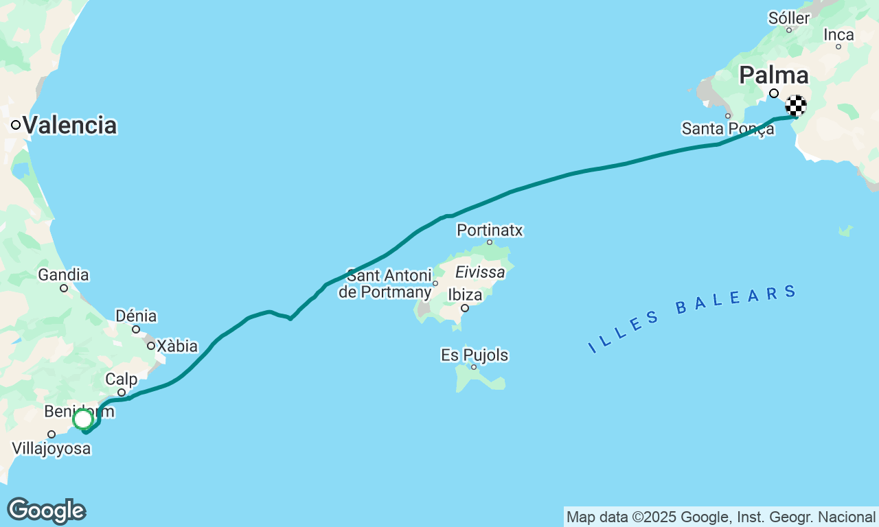 Benidorm to Palma
