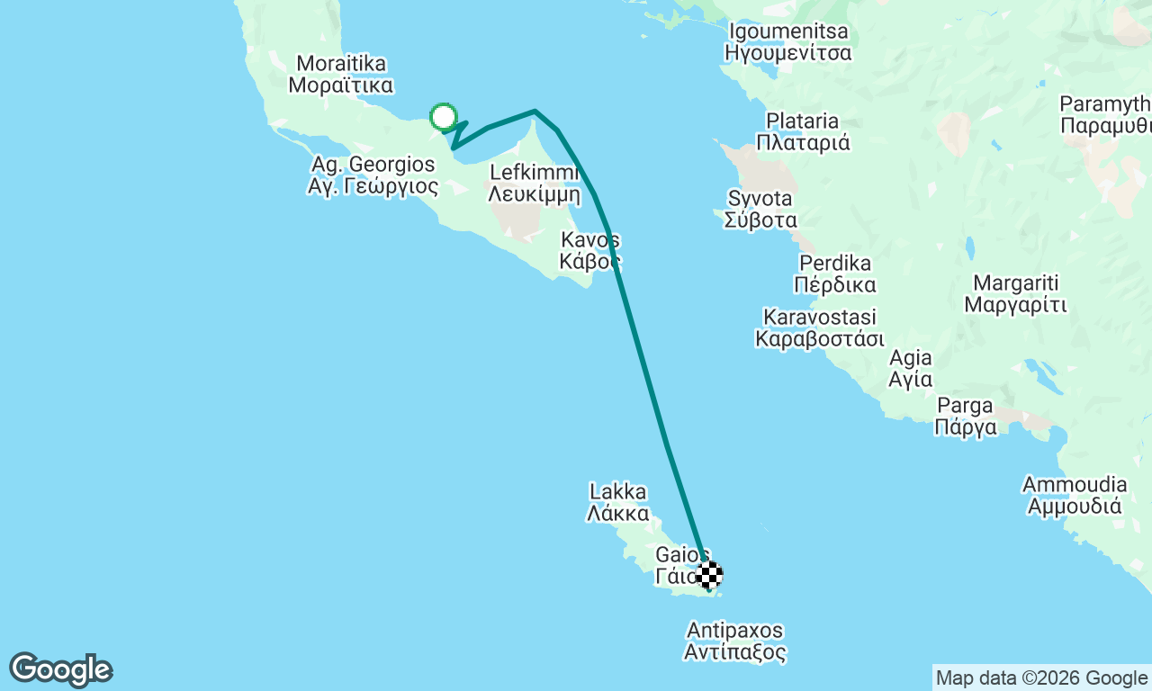 Voyage map