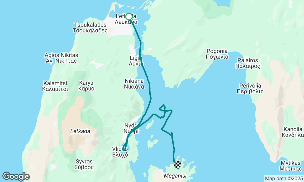 Lefkada to Meganisi