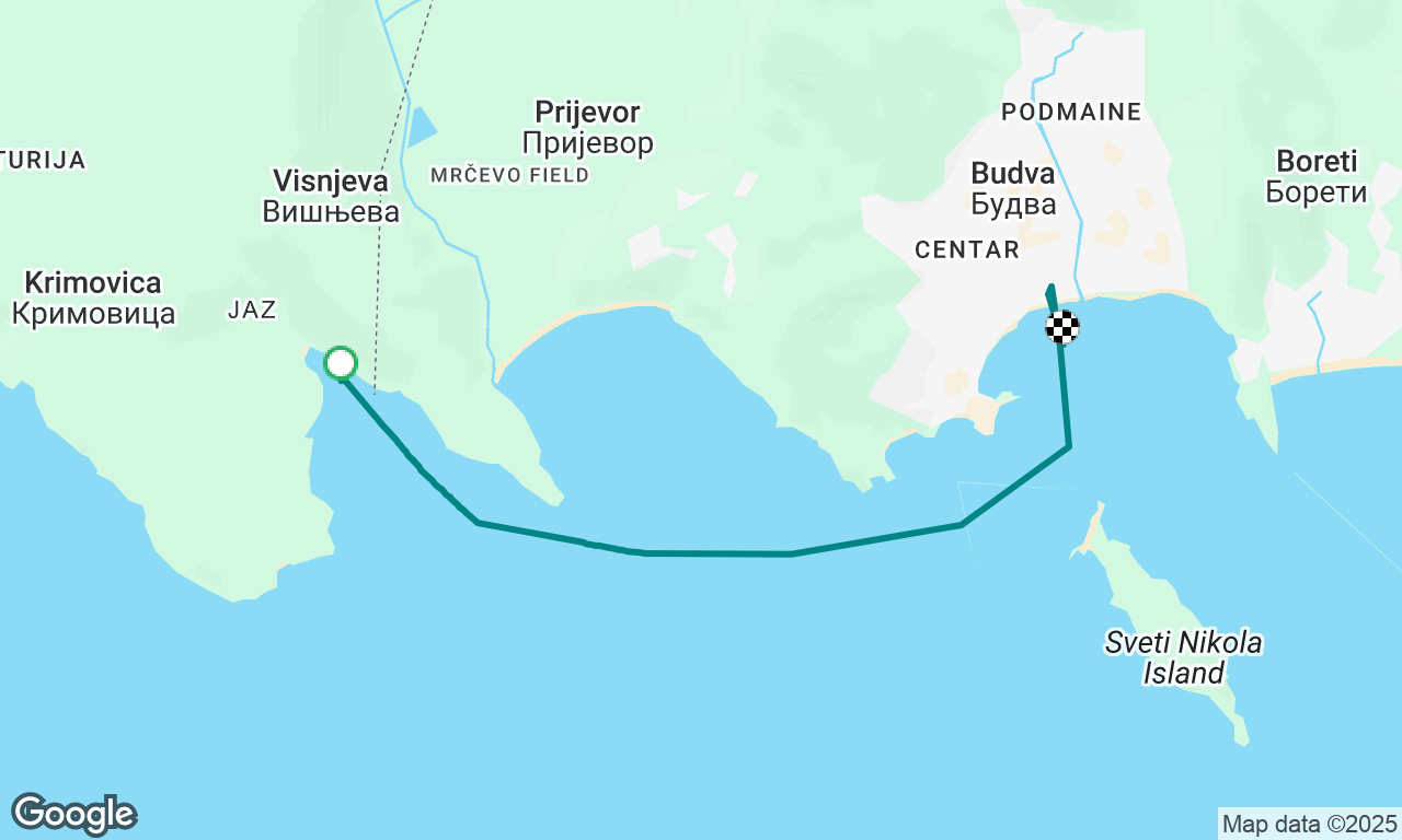 Trsteno back to Budva Main (Zo)