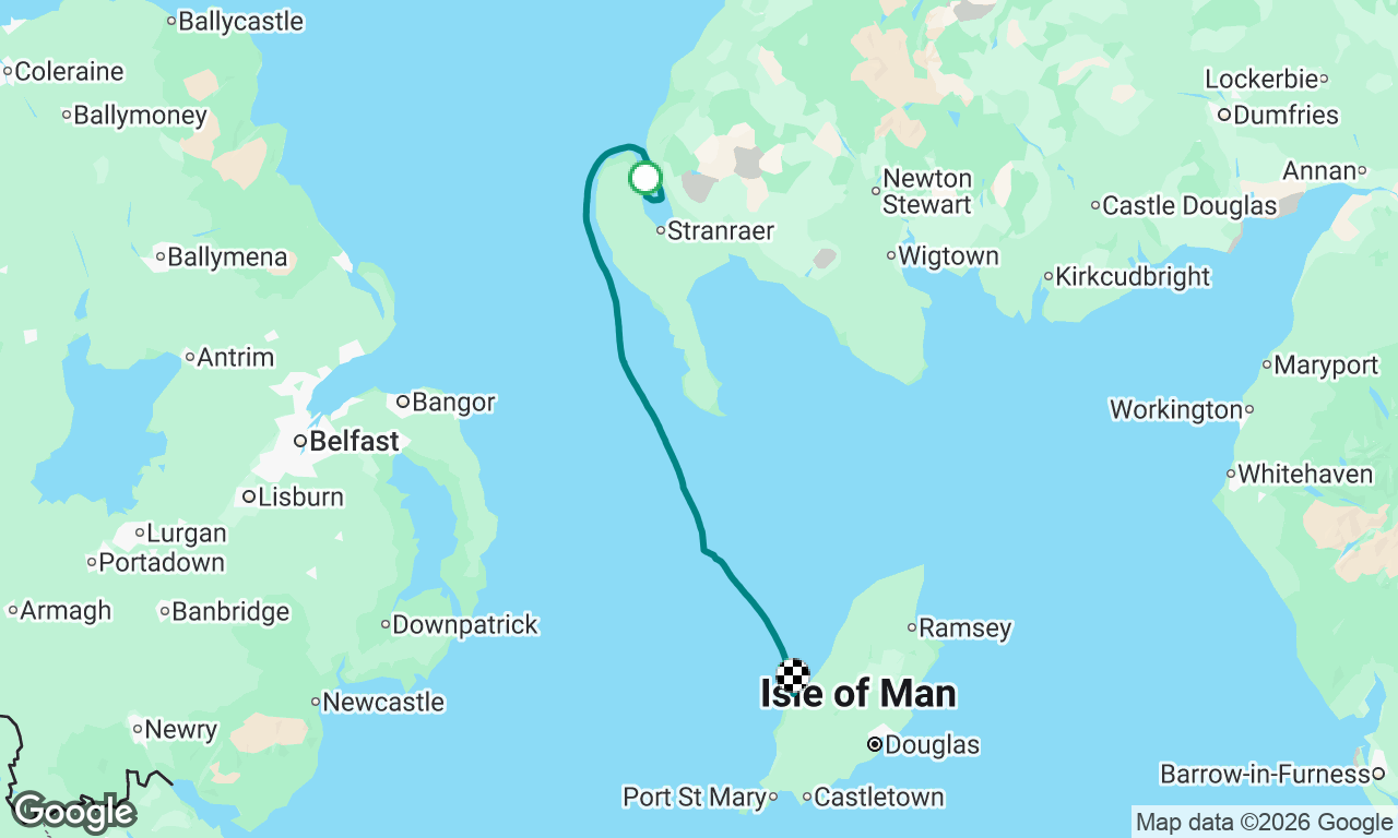 Loch Ryan to Isle of Man
