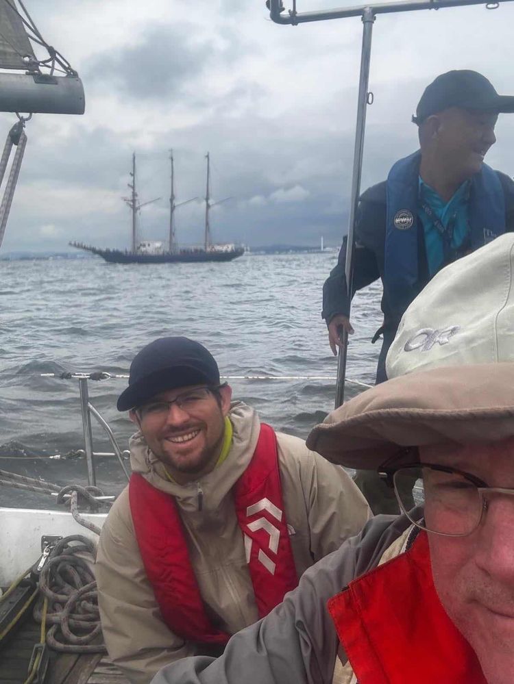 Voyage photo from First sail on ne boat