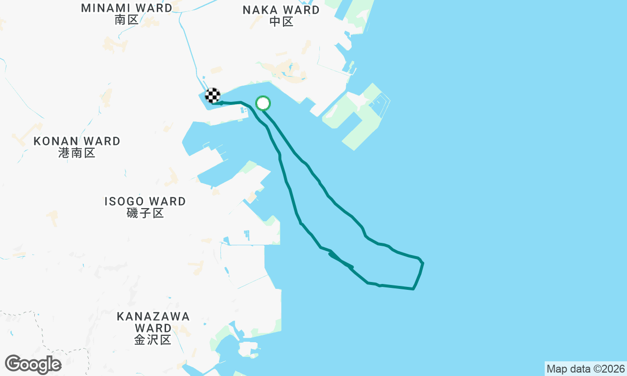 First sail on ne boat